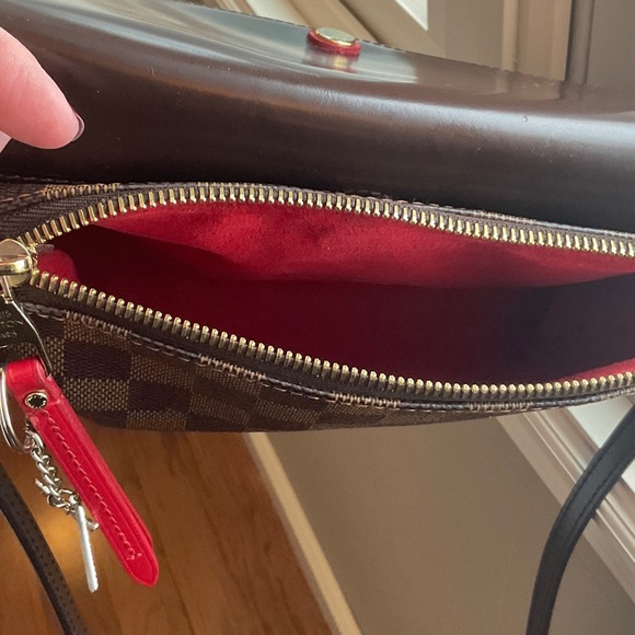 Louis Vuitton Brown Checkered Crossbody Bag - Picture 11 of 13